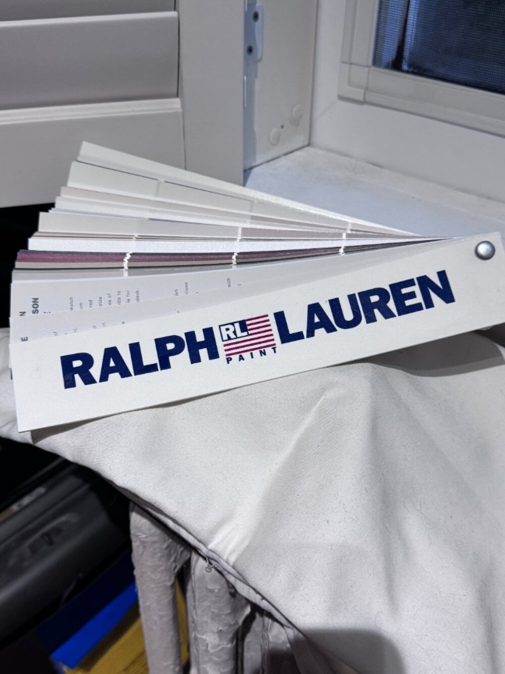 🎨 Ralph Lauren Paint Collection Fan Deck | Designer Colour Swatch Book ✨